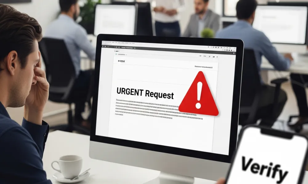 Requests That Involve Unusual Urgency Should Be Questioned